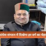 हिमाचल कांग्रेस कार्यकारिणी में हर जाति और वर्ग को जगह मिलेगी: विनय कुमार