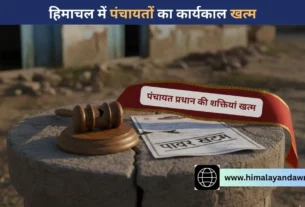 हिमाचल में पंचायतों का कार्यकाल खत्म
