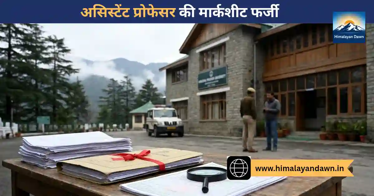 असिस्टेंट प्रोफेसर की मार्कशीट फर्जी, पुलिस ने दर्ज की FIR
