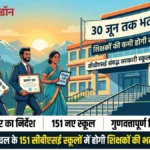 हिमाचल के 151 सीबीएसई स्कूलों में 30 जून तक भरे जाएंगे शिक्षकों के पद, सरकार ने कसी कमर