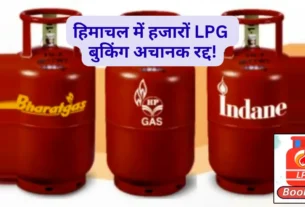 Why lpg booking cancelled on 31 march software update reason