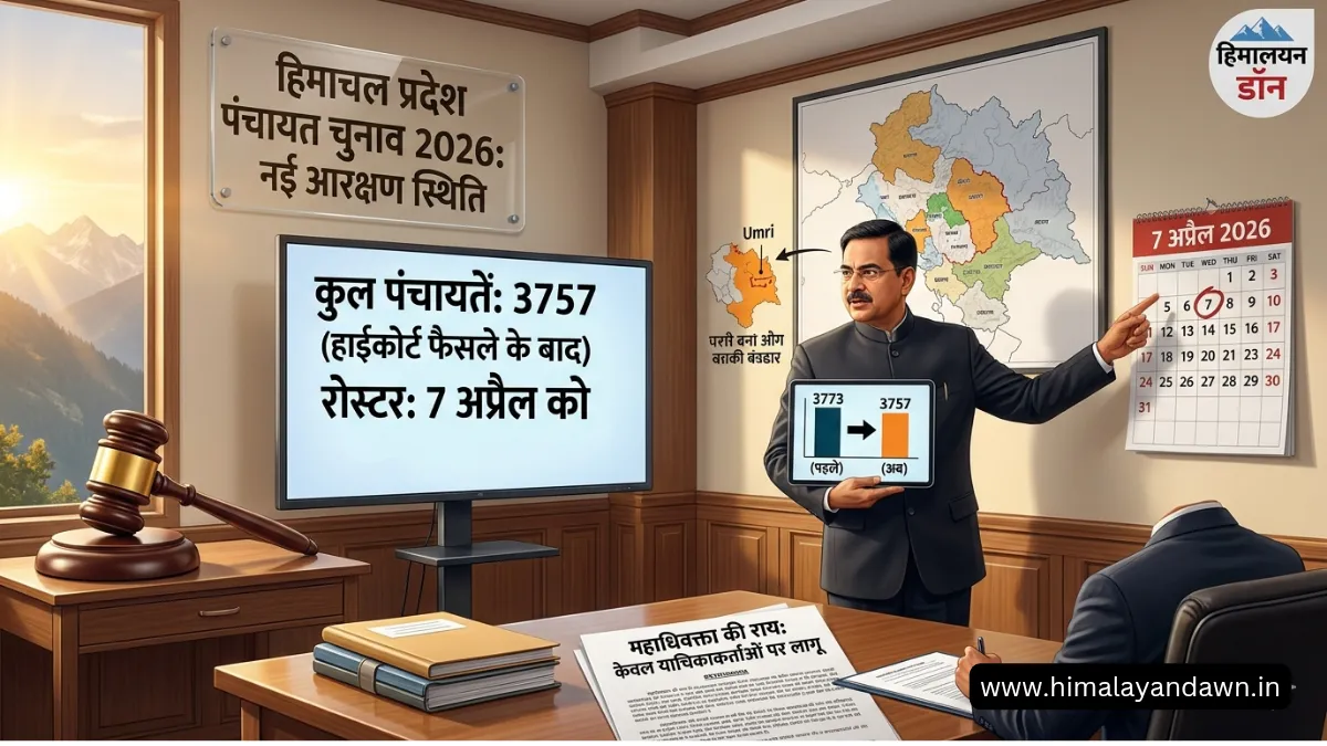 Himachal Panchayat Election 2026 Reservation Roster Update Infographic Hindi