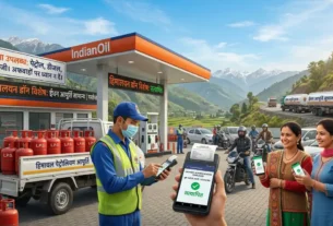 हिमाचल में पेट्रोल-डीजल और LPG की सामान्य सप्लाई, पेट्रोल पंप और गैस सिलेंडर की उपलब्धता दर्शाती तस्वीर।