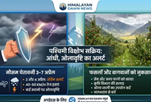हिमाचल प्रदेश मौसम अलर्ट ओलावृष्टि और बारिश - हिमालयन डॉन न्यूज़।