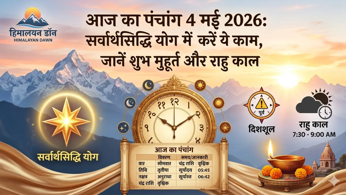 Aaj Ka Panchang 4 May 2026 Himalayan Dawn Featured Image