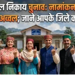 हिमाचल निकाय चुनाव: नामांकन का शोर थमा, कांगड़ा ने गाड़े झंडे; जानें आपके जिले में कितने उम्मीदवार मैदान में!
