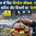 हिमाचल में फिर बिगड़ेगा मौसम: 11 मई से 3 दिनों तक भारी बारिश और अंधड़ का ‘येलो अलर्ट’, जानें अपने जिले का हाल