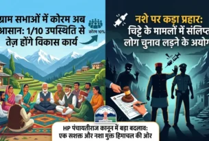 हिमाचल पंचायत कानून 2026 बदलाव, 1/10 कोरम और ड्रग्स पर चुनावी बैन