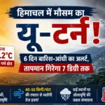 हिमाचल में मौसम का यू-टर्न! 43°C की झुलसाती गर्मी के बाद 6 दिन बारिश-आंधी का अलर्ट, तापमान गिरेगा 7 डिग्री तक