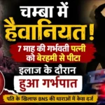 चम्बा में हैवानियत! 7 माह की गर्भवती पत्नी को बेरहमी से पीटा, इलाज के दौरान हुआ गर्भपात