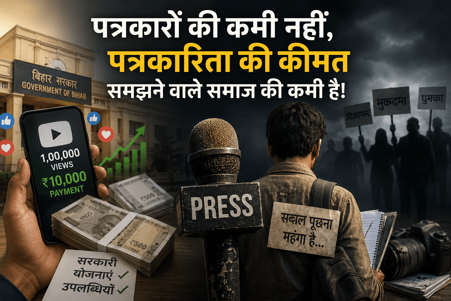 बिहार सोशल मीडिया क्रिएटर नीति और स्वतंत्र पत्रकारिता की कीमत