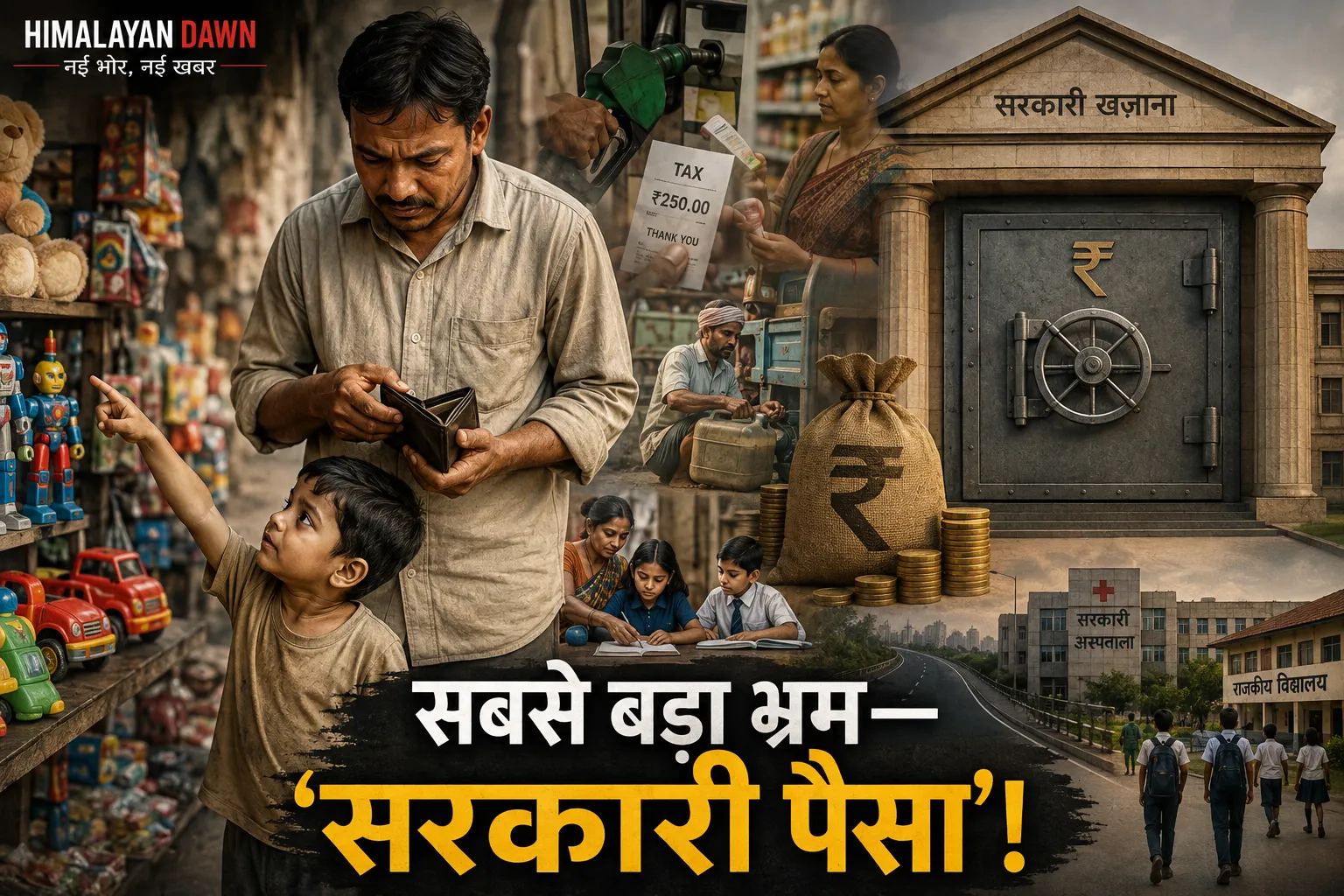 सबसे बड़ा भ्रम दो शब्द—“सरकारी पैसा”!