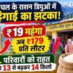 हिमाचल के राशन डिपुओं में महंगाई का झटका: सरसों का तेल 19 रुपये महंगा, APL परिवारों को आटे में राहत
